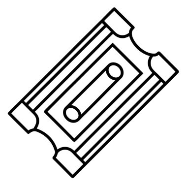 Bina. Web simgesi basit illüstrasyon