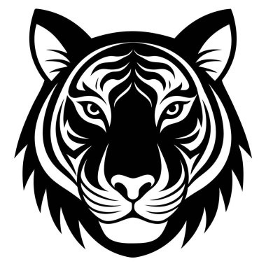 Kaplan Başı Vektör illüstrasyonu