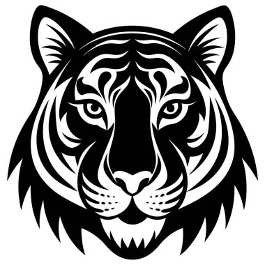 Büyük gözlü kaplan başı.