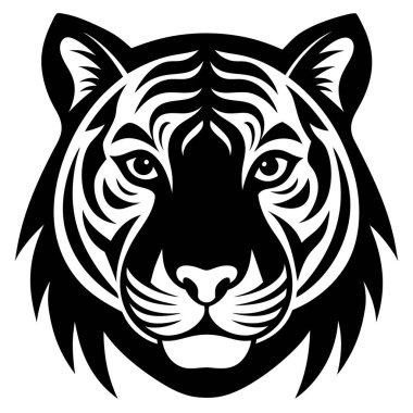 Kara Kaplan baş vektör illüstrasyonu