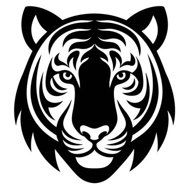 siyah ve beyaz kaplan