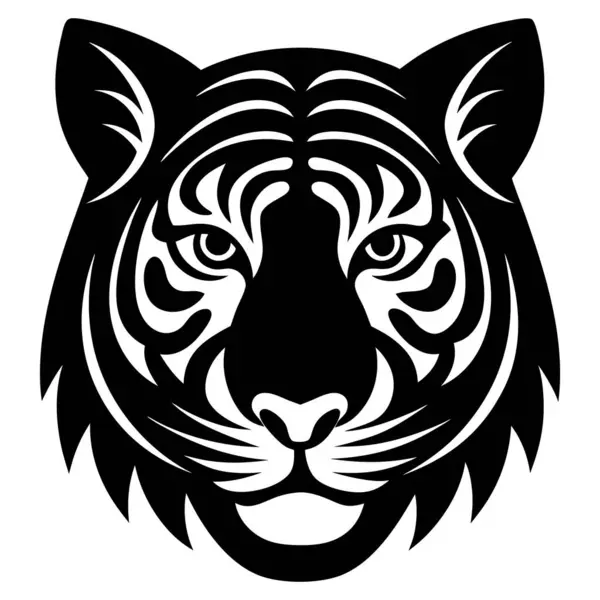 Kaplan silueti vektörü. vektör illüstrasyonu