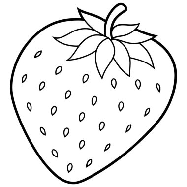 Lezzetli çilek meyvesi