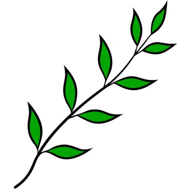 dal yaprağı doğa simgesi