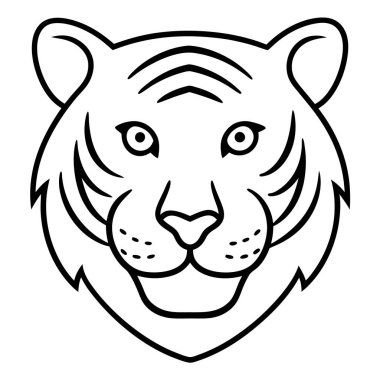 Aslan vektör çizgisi simgesi, hayvan, illüstrasyon