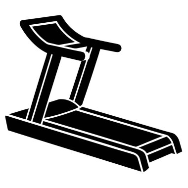 siyah ve beyaz spor aletleri simgesi