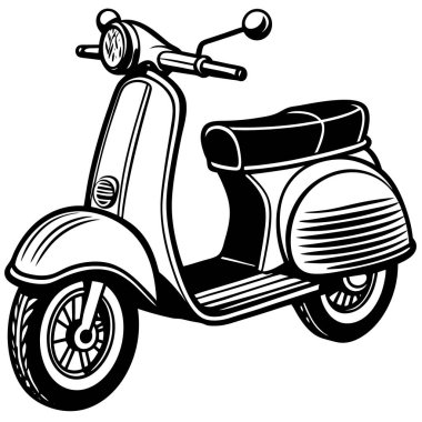 Mobilet. Vektör çizimi. beyaz arkaplanda izole edilmiş.