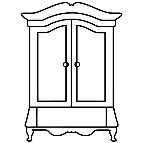 Ahşap klasik kapı izole