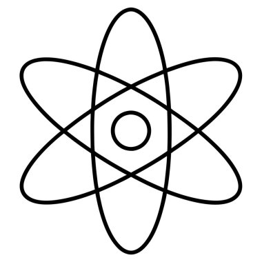 atom. Web simgesi basit tasarım