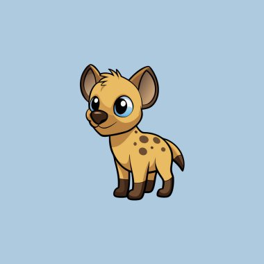 Yerde oturan şirin çizgi film bebeğinin vektör çizimi.