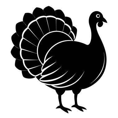 Hindi Şükran Günü hindi ikonu.