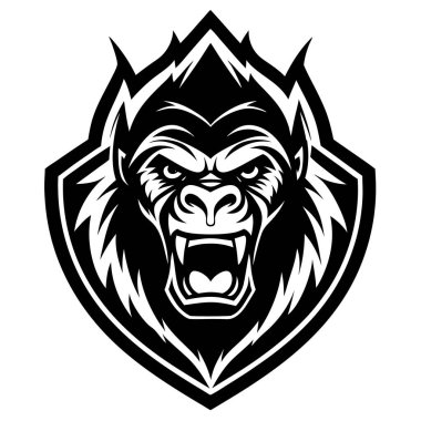 Aslan baş logo tasarımı