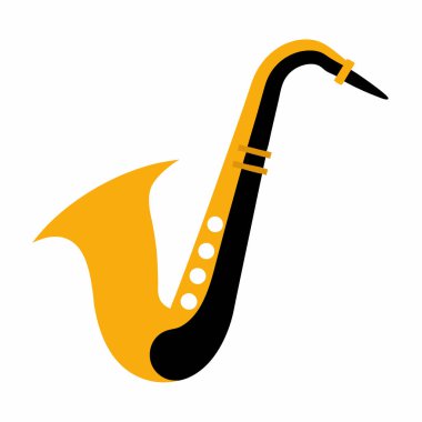 trompet simgesi. düz tasarım