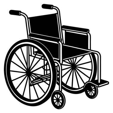 karikatür tekerlekli sandalye tekerleği