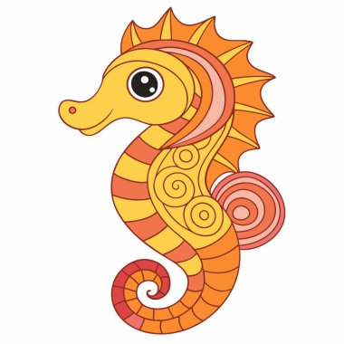 vektör karikatür şirin at