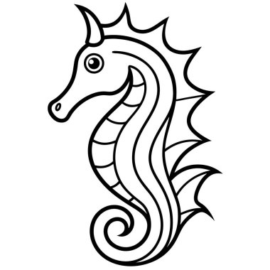 at simgesi vektör illüstrasyonu