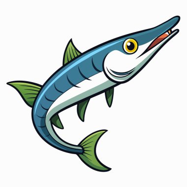 Çizgi film balıklarının vektör çizimi