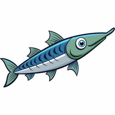 Balık vektör simgesi. karikatür vektör logosu beyaz arkaplan balığında izole edildi.