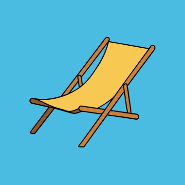 Sandalye simge, anahat stili