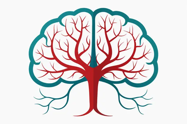 İnsan beyni izole edilmiş simge