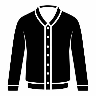 Gömlek vektör simgesi. Beyaz arkaplan gömleğinde basit vektör logosu izole edildi.