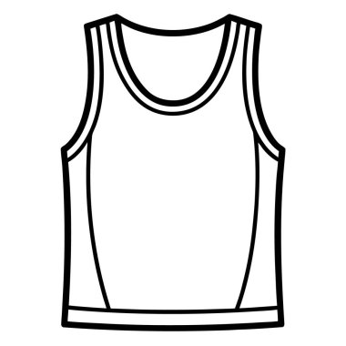 Kolsuz gömlek simgesini, anahat stili