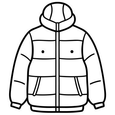 Ceket moda simgesi, taslak biçimi