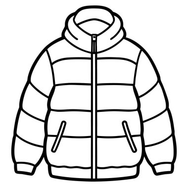 kış kürkü vektör illüstrasyonu