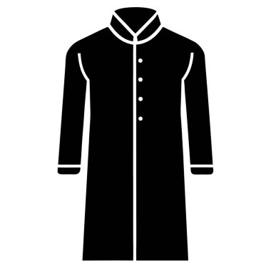 erkek ceket vektör simgesi tasarımı