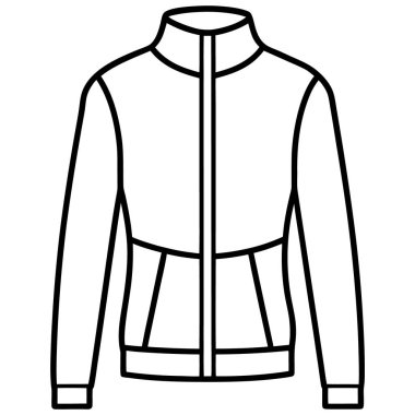 Ceket moda simgesi, taslak biçimi