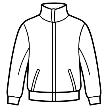 Ceket simgesi, anahat stili