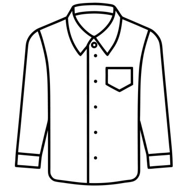 moda giysileri gömlek vektör illüstrasyonu