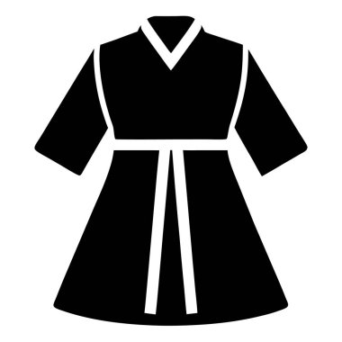 Elbise. Web simgesi basit illüstrasyon