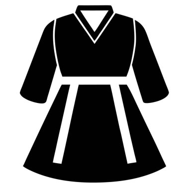 elbise simgesi vektör illüstrasyonu