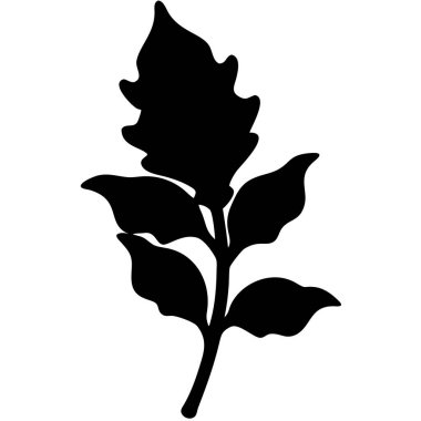 çiçek simgesi vektör illüstrasyonu