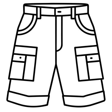 Şort simgesi, basit tarzı