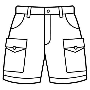 Şort. Web simgesi basit tasarım