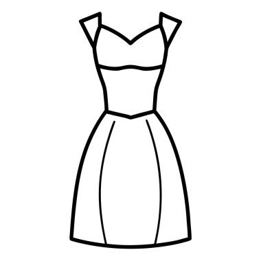 Elbise simge vektör çizim