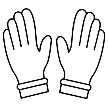 el simgesi vektör illüstrasyonu