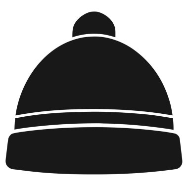 Şapka. Web simgesi basit illüstrasyon