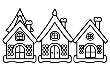 ev inşa vektör çizimi tasarımı