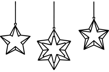 yıldız simgesi, vektör çizimi