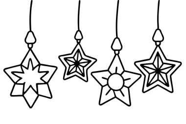 Işık simgesi olan yıldız vektör illüstrasyon grafik tasarımı