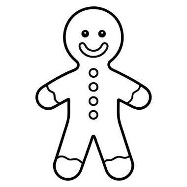 kardan adam simgesi vektör çizimi çizimi