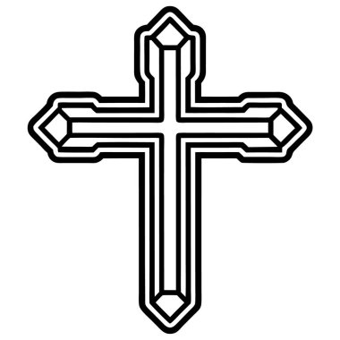 Çapraz simge. özet çizimi