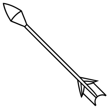 ok simgesi vektör illüstrasyonu