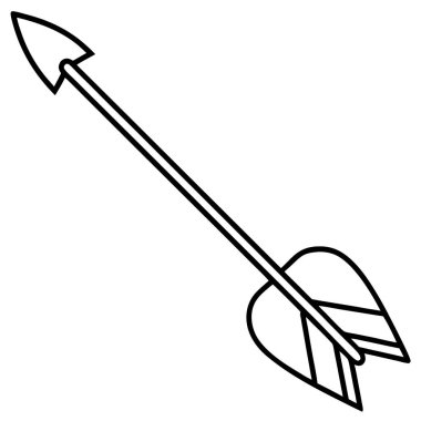 Bir kılıcın vektör illüstrasyonu