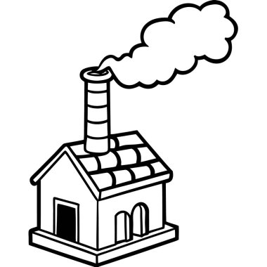 Evin vektör illüstrasyonu