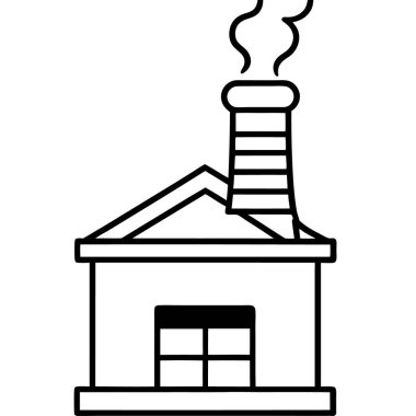 Baca. Web simgesi basit illüstrasyon