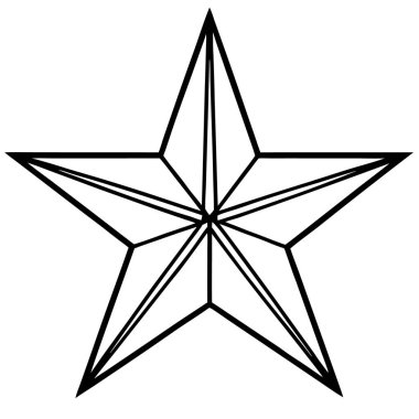 David 'in yıldızı, yıldız simgesi